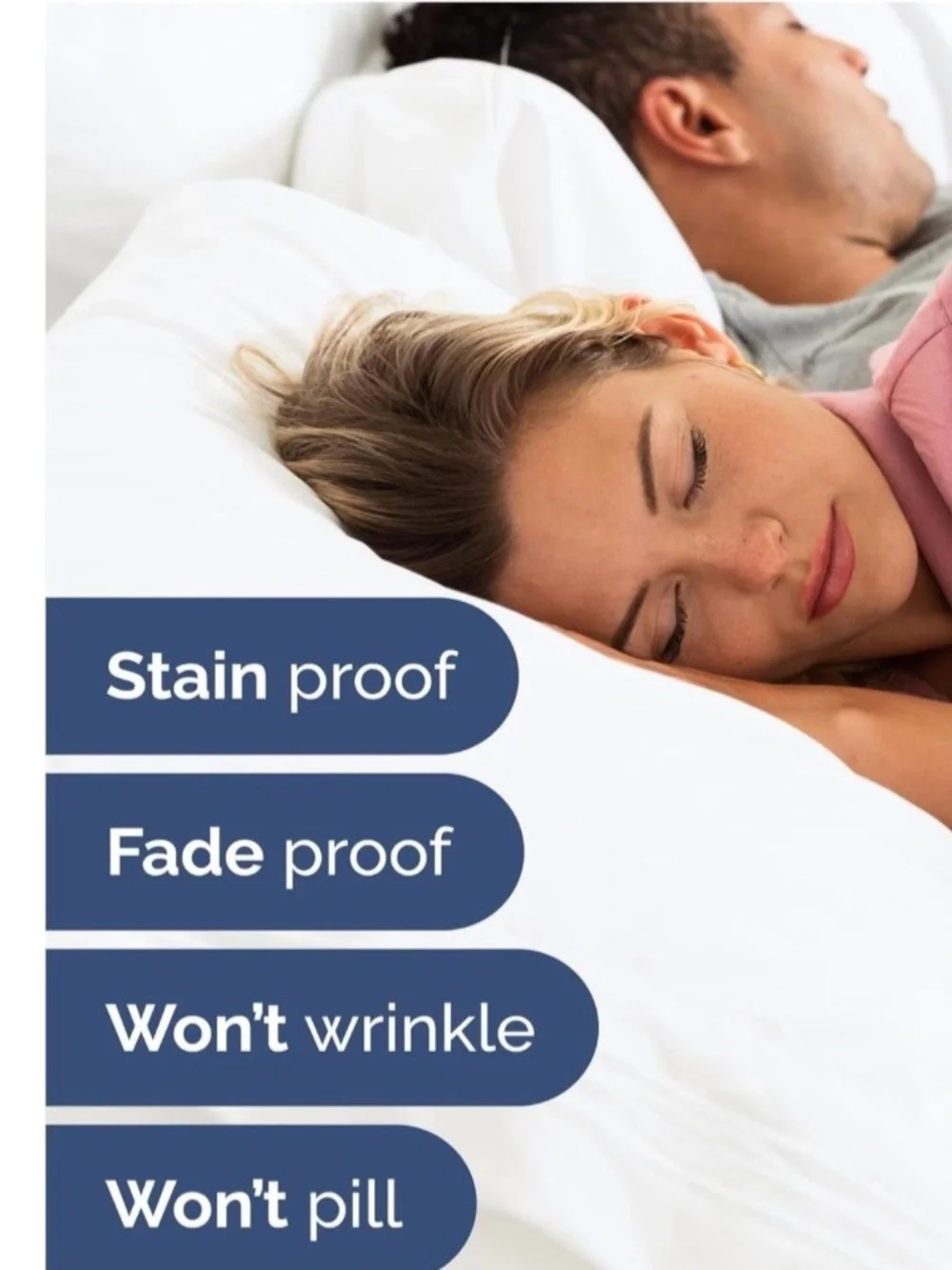 Full Classic White Sheet Set